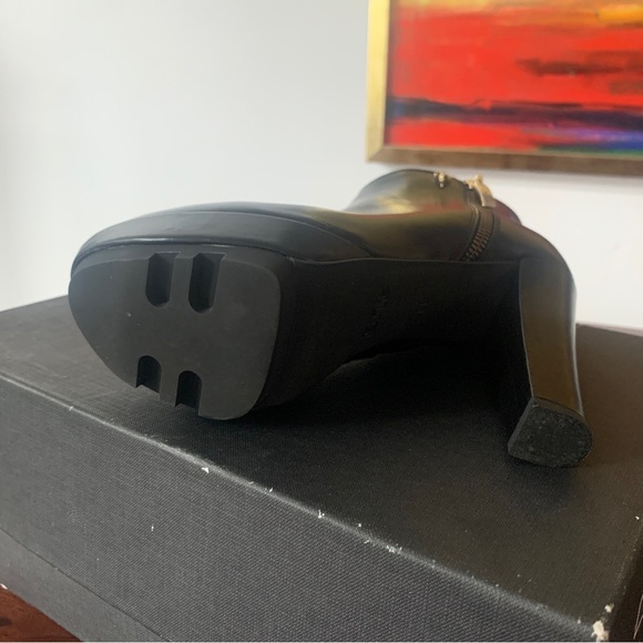 Cesare Paciotti Women’s Black Leather Ankle Booties Size 36 & fits 6.5-Stunning! - Picture 12 of 15